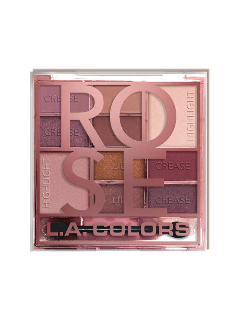 L.A. Colors Color Block Eyeshadow Rose - Image 1